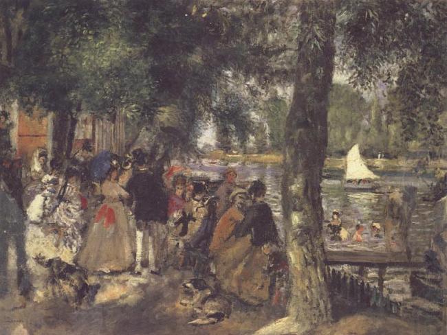 Pierre Renoir La Grenouilliere china oil painting image